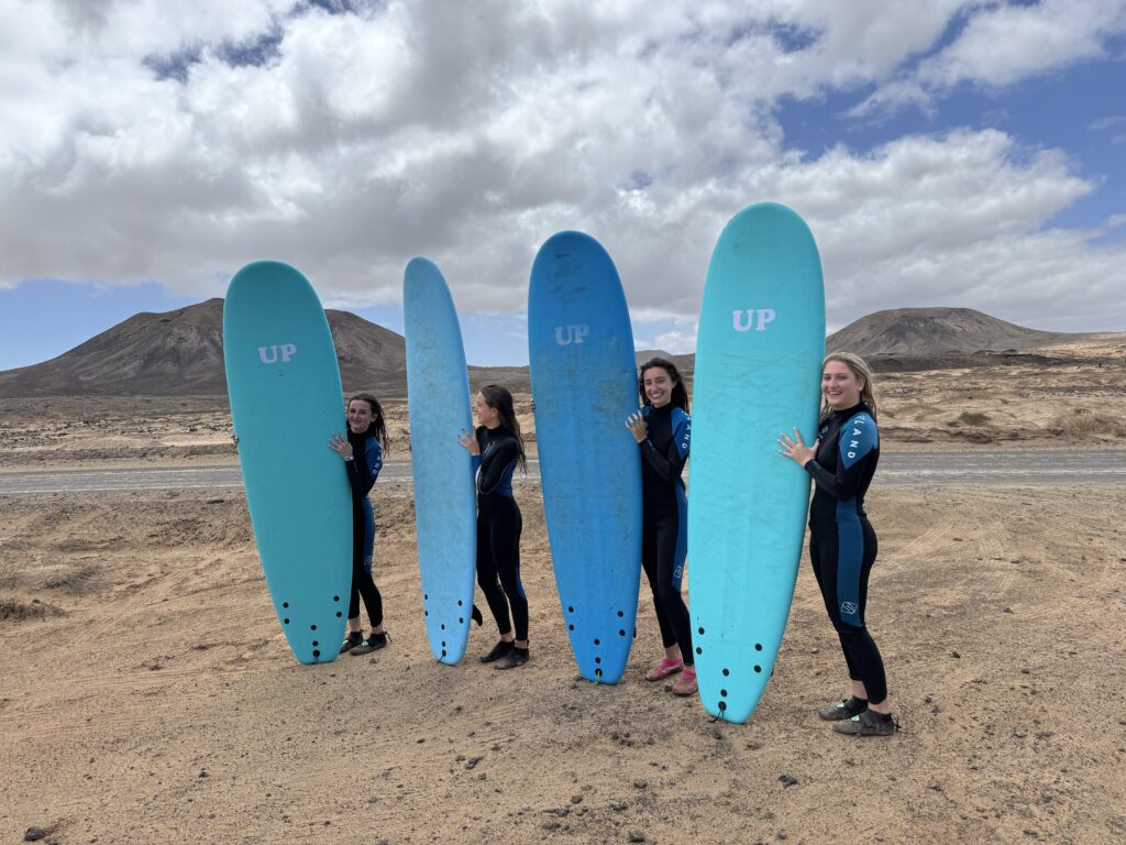 surf camp corralejo surf lesson
